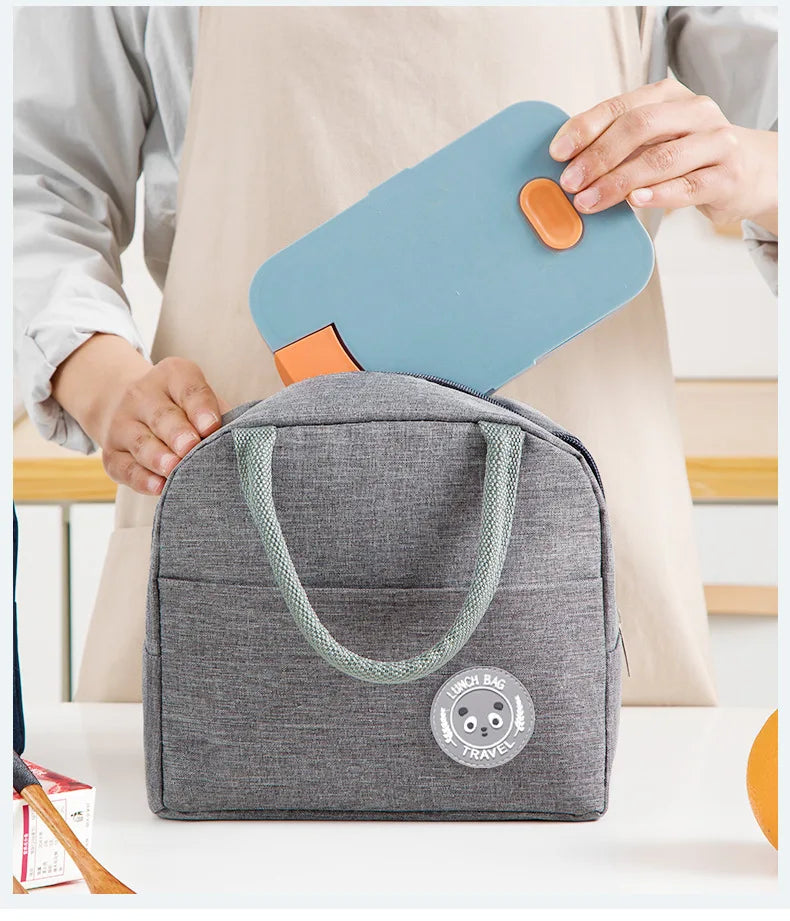 Insulated Lunch Bag with Aluminum Foil Lining — Keeps Food Fresh