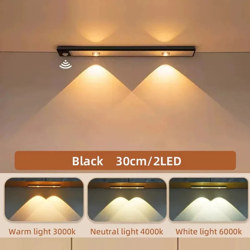 Ultra-Thin LED Under Cabinet Light with Motion Sensor — 3 Color Modes