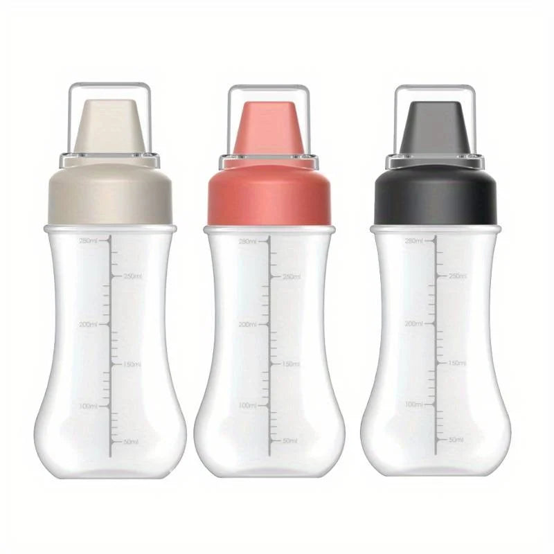 Leak-Proof Squeeze Sauce Bottles — Refillable Condiment Containers