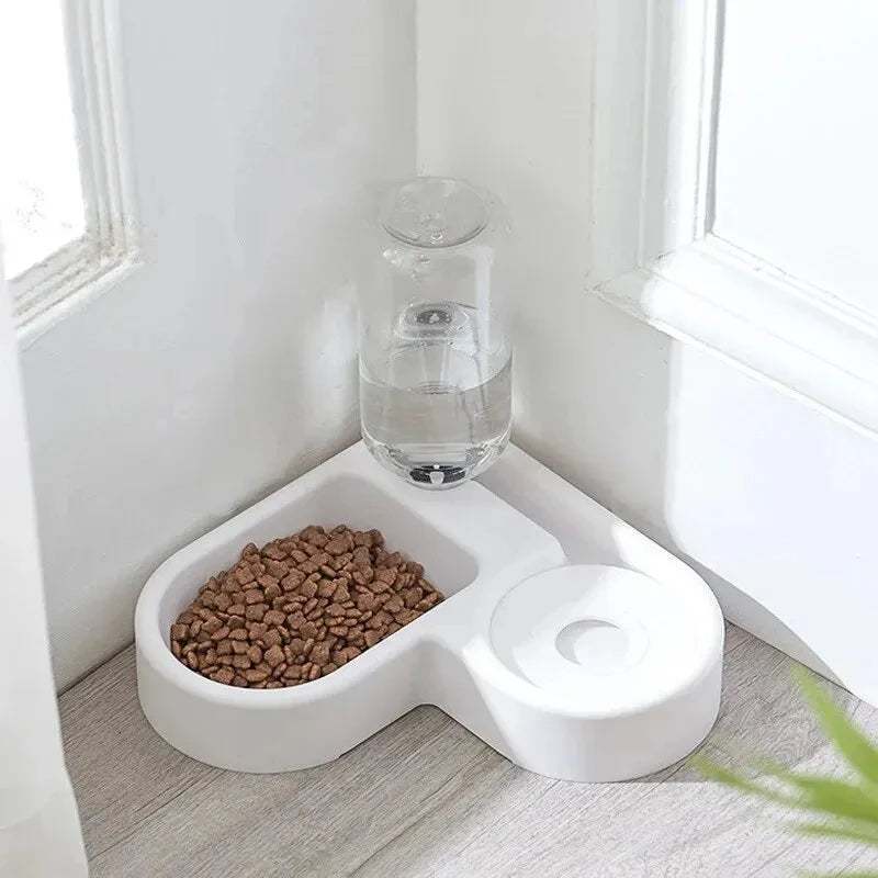 Automatic Dual-Purpose Pet Water & Food Bowl