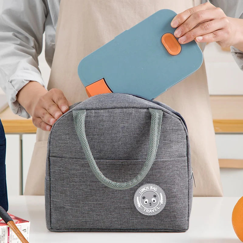 Insulated Lunch Bag with Aluminum Foil Lining — Keeps Food Fresh
