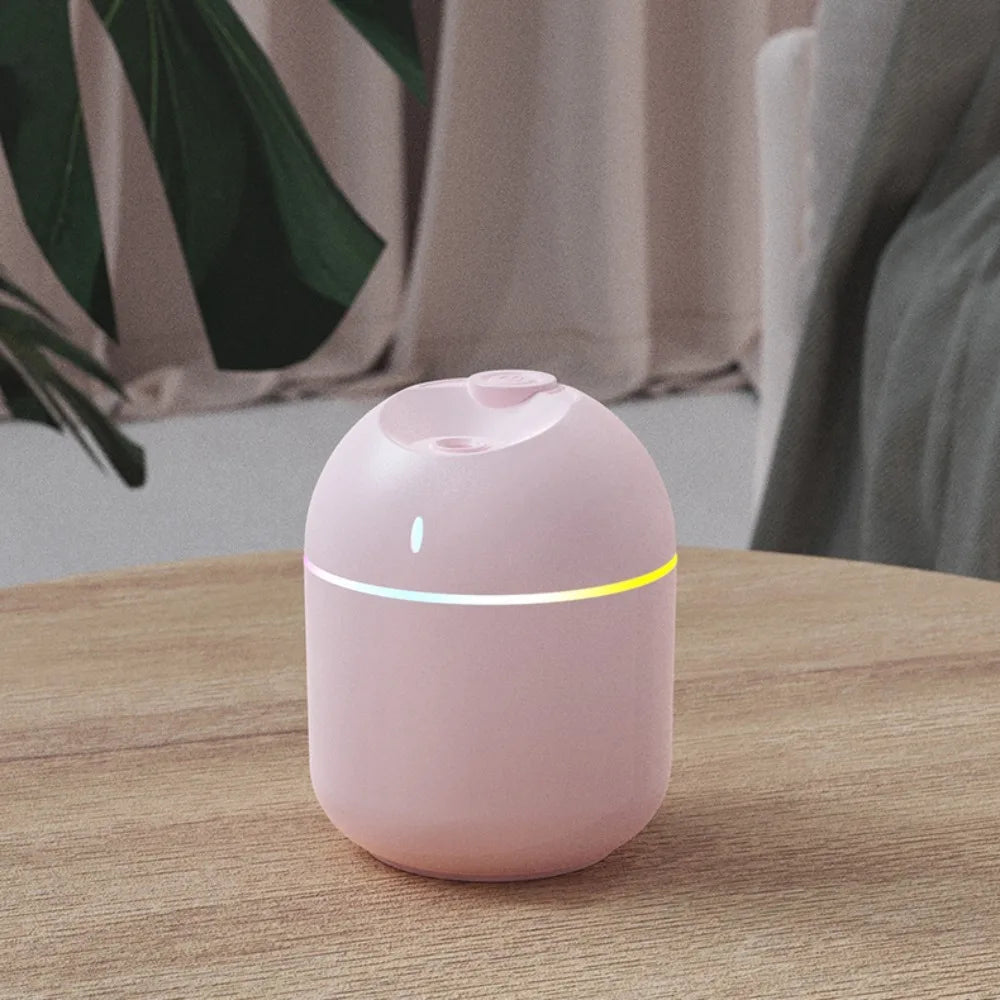 270ml USB Aroma Humidifier with LED Night Light & Auto Shut-Off
