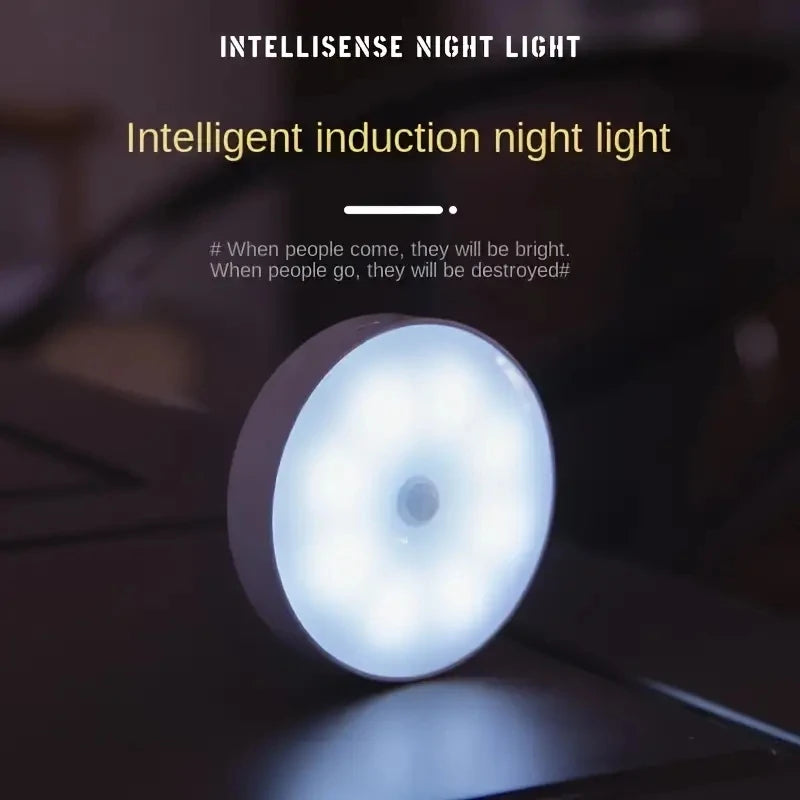 Wireless Motion Sensor Night Light for Bedroom & Hallway