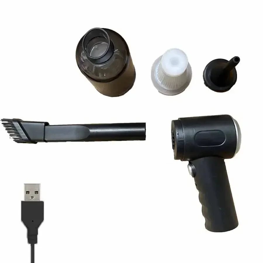 Portable Wireless Car Vacuum Cleaner — 9000Pa USB Rechargeable