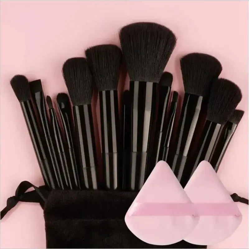 Professional Makeup Brush Set — Soft Fluffy Cosmetic Brushes
