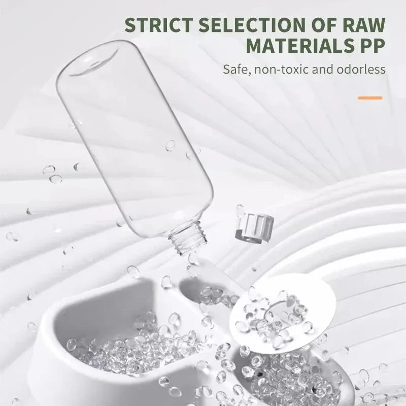 Automatic Dual-Purpose Pet Water & Food Bowl