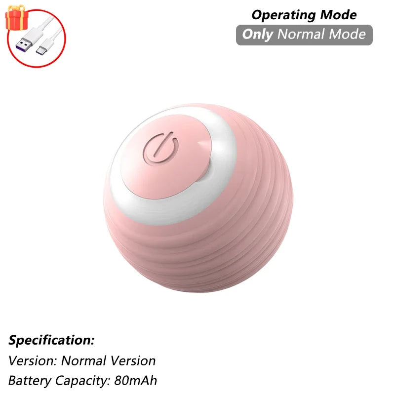 Smart Interactive Rolling Ball Cat Toy — Rechargeable