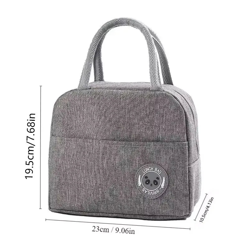 Insulated Lunch Bag with Aluminum Foil Lining — Keeps Food Fresh