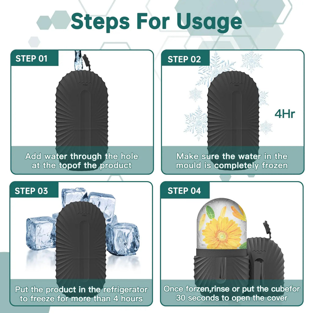 Ice Face Roller & Gua Sha Set — Facial Massage for Lifting & Contouring