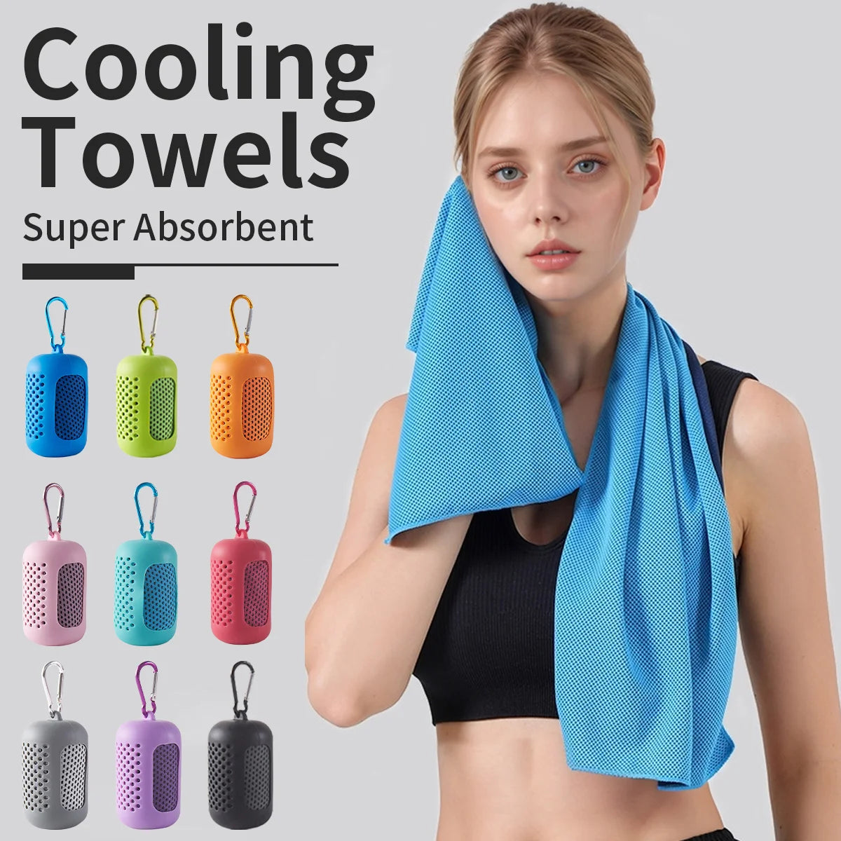 Quick-Dry Cooling Towel — Sport & Fitness Beach Wrap