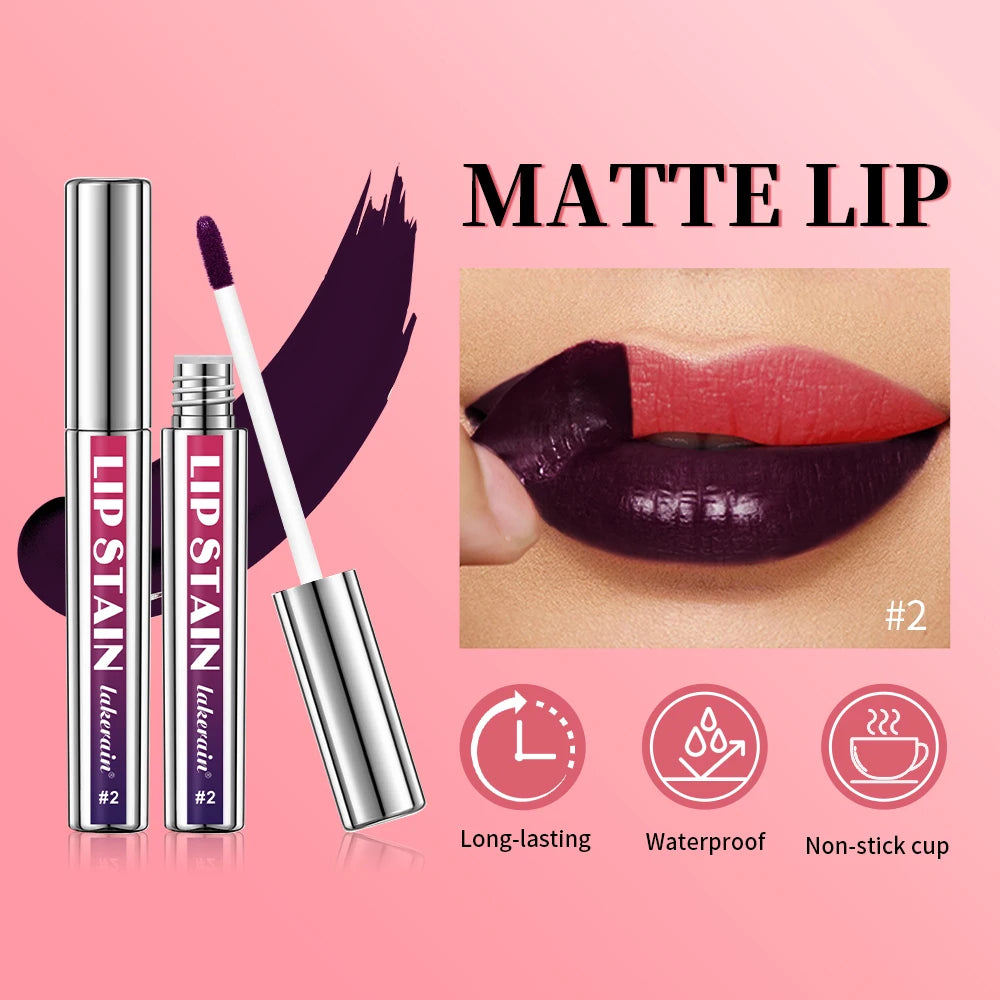 Long-Lasting Matte Lip Tint — Waterproof Peel-Off Formula