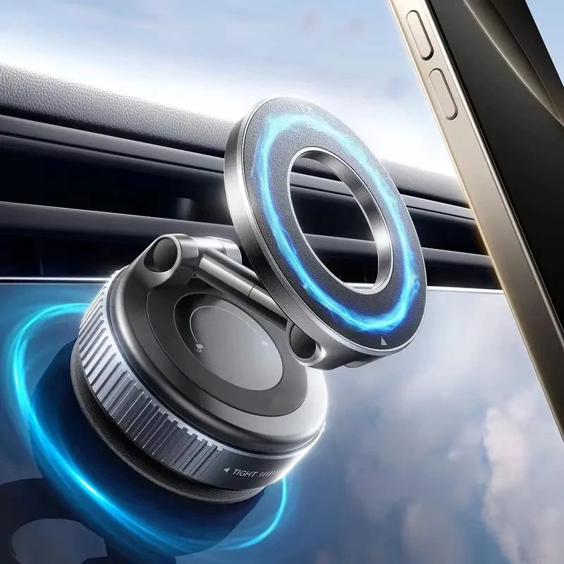 Magnetic Car Phone Holder — Multi-Angle Foldable Dashboard Mount