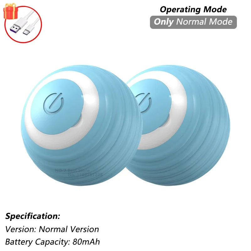 Smart Interactive Rolling Ball Cat Toy — Rechargeable