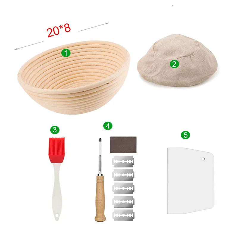 Oval Rattan Sourdough Proofing Basket — Banneton Bread Basket