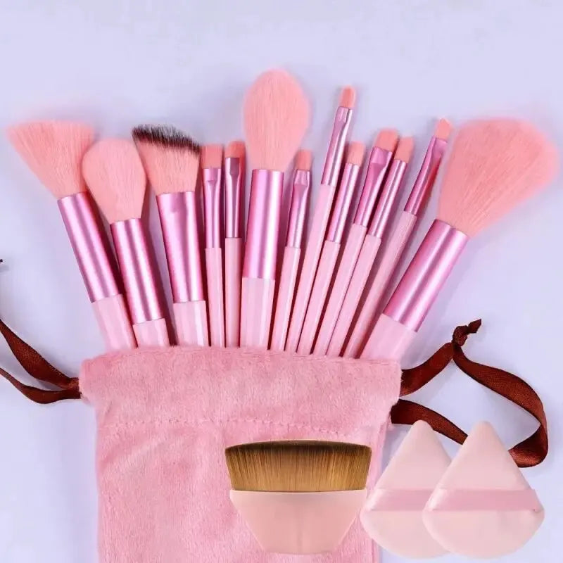 Professional Makeup Brush Set — Soft Fluffy Cosmetic Brushes