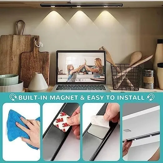 Ultra-Thin LED Under Cabinet Light with Motion Sensor — 3 Color Modes