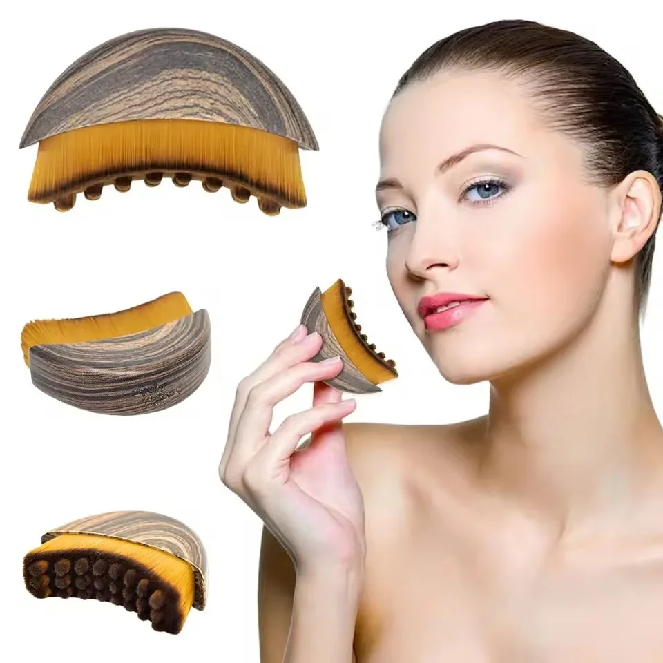 Lymphatic Drainage Face Sculpting Brush — Jawline & Chin Contour Massager