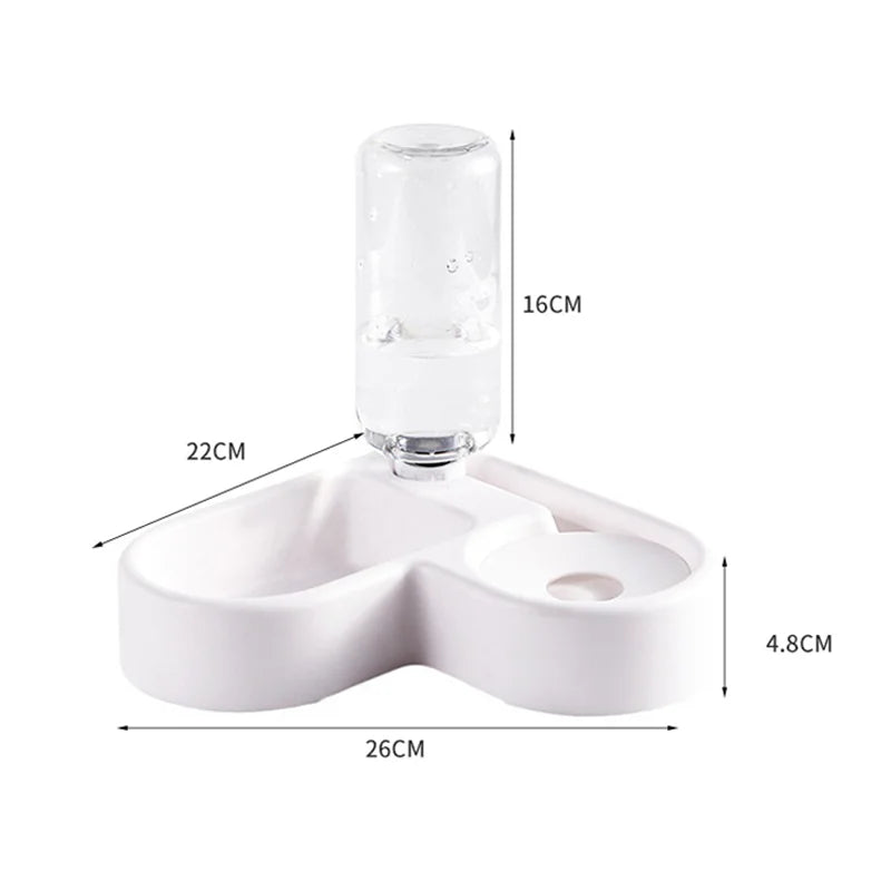 Automatic Dual-Purpose Pet Water & Food Bowl