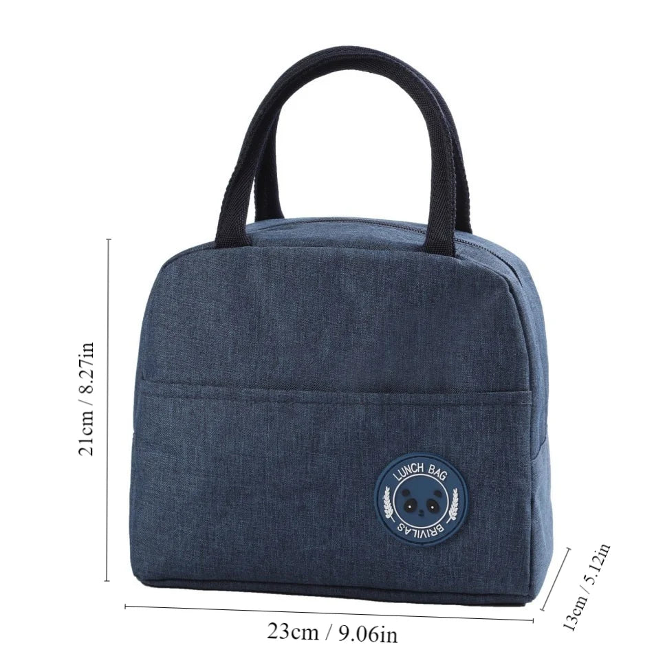 Insulated Lunch Bag with Aluminum Foil Lining — Keeps Food Fresh