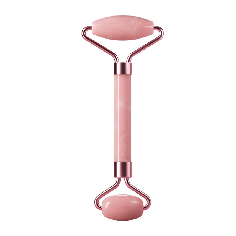 Jade Face Massager – Gua Sha Facial Roller for Skin Care & Anti-Aging