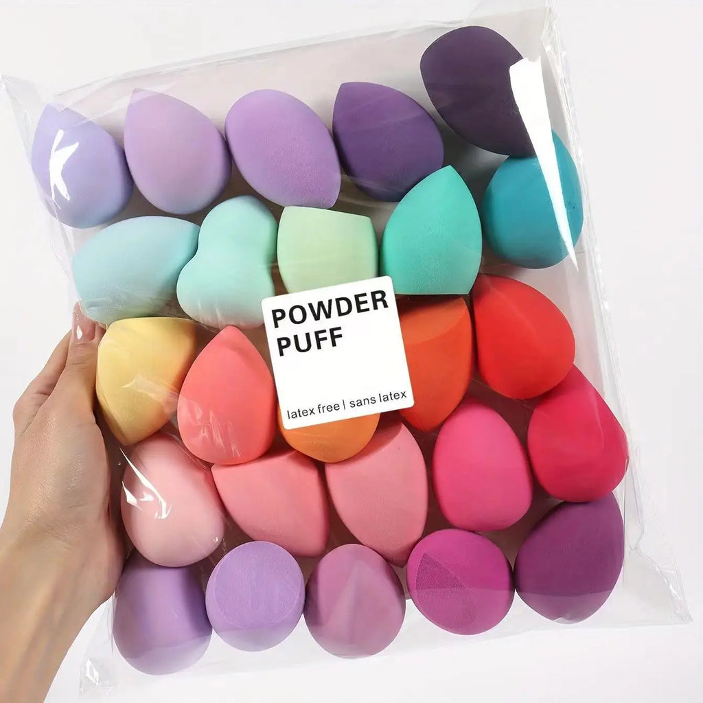 Makeup Sponge Set — 7 or 18 Piece Beauty Blender for Foundation, BB Cream & Powder