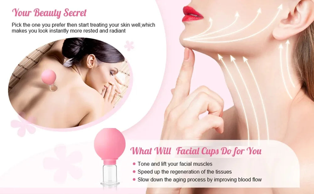 Silicone Vacuum Cupping & Massage Cup Set