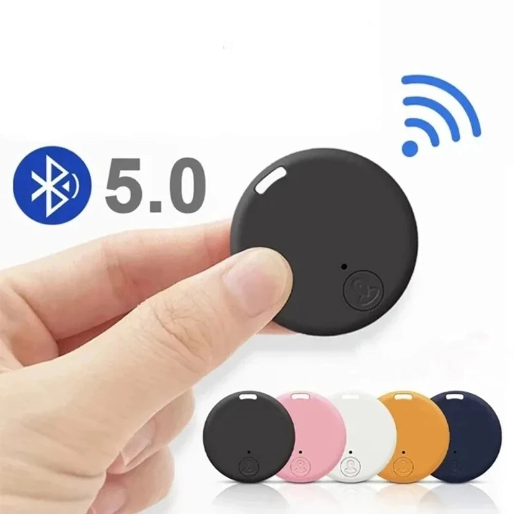 Bluetooth 5.0 Smart GPS Tracker — Anti-Lost Device for Pets, Kids & Wallets
