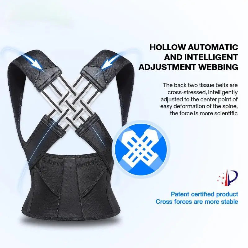 Posture Corrector for Women & Men – Back Support Brace for Office & Everyday Use
