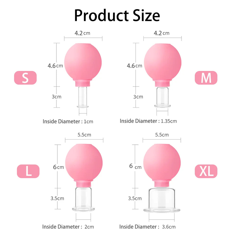 Silicone Vacuum Cupping & Massage Cup Set
