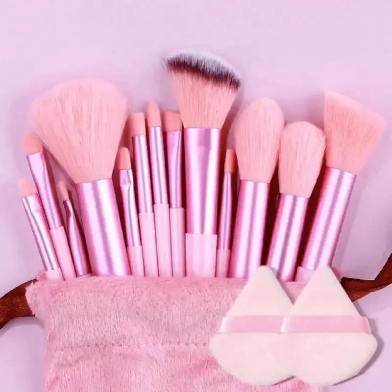 Professional Makeup Brush Set — Soft Fluffy Cosmetic Brushes