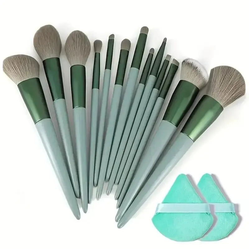 Professional Makeup Brush Set — Soft Fluffy Cosmetic Brushes