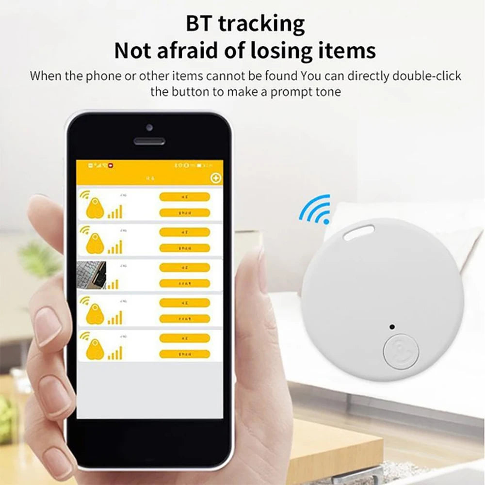 Bluetooth 5.0 Smart GPS Tracker — Anti-Lost Device for Pets, Kids & Wallets