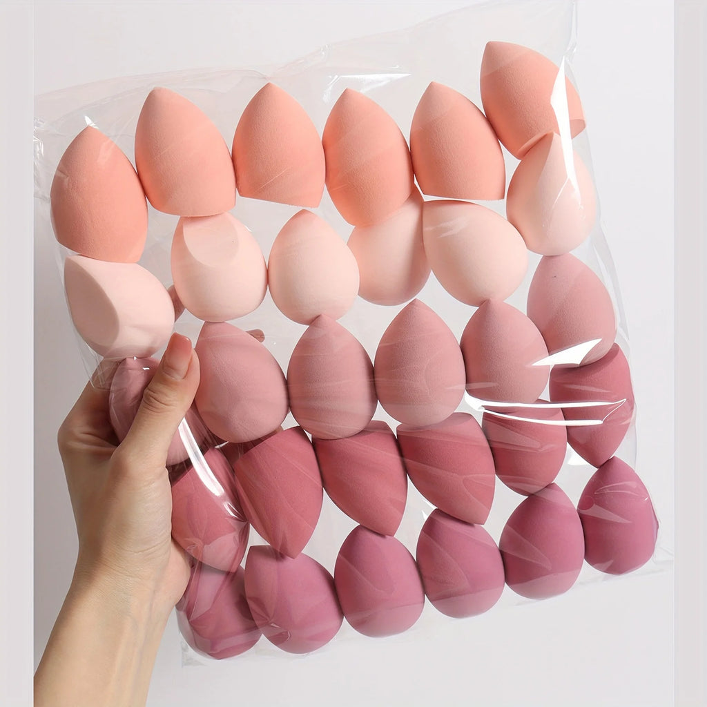 Makeup Sponge Set — 7 or 18 Piece Beauty Blender for Foundation, BB Cream & Powder