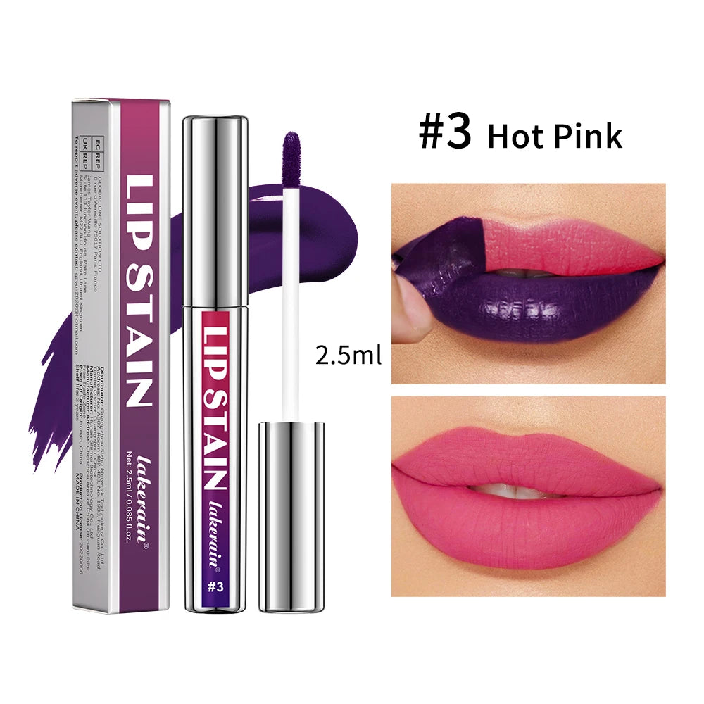 Long-Lasting Matte Lip Tint — Waterproof Peel-Off Formula