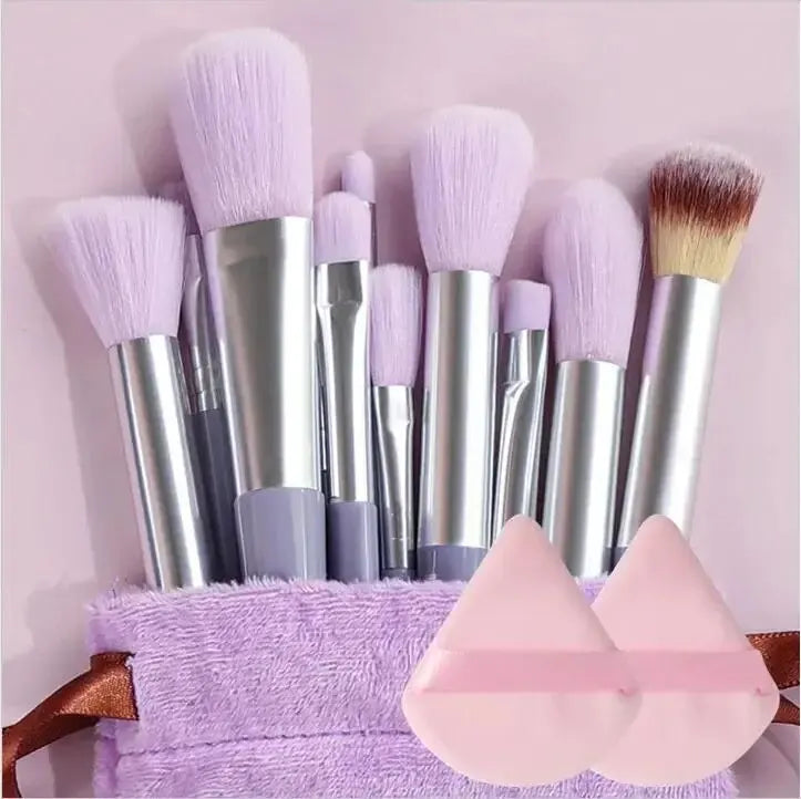 Professional Makeup Brush Set — Soft Fluffy Cosmetic Brushes