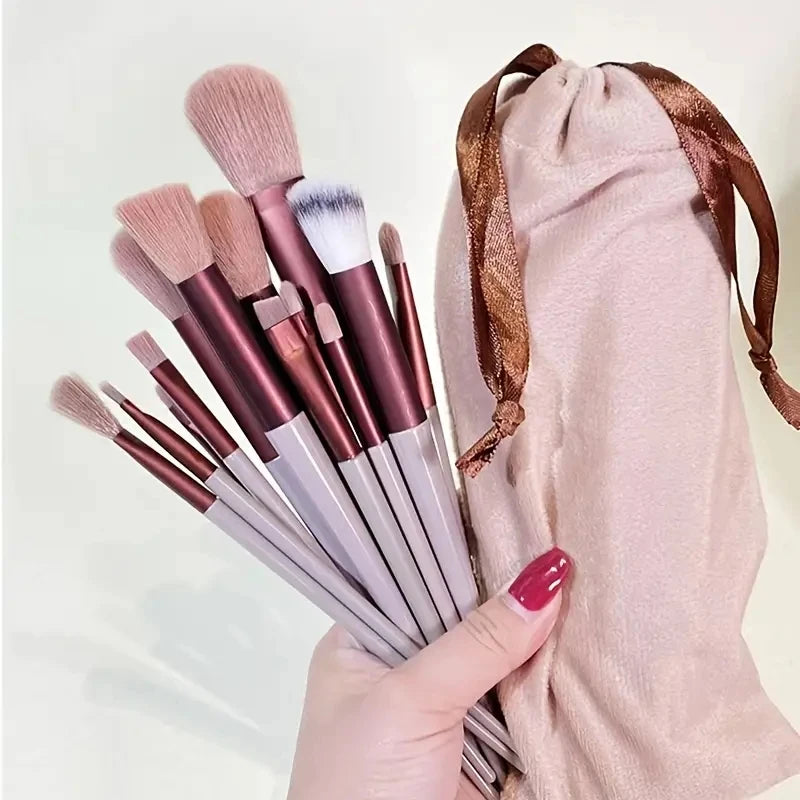 Professional Makeup Brush Set — Soft Fluffy Cosmetic Brushes