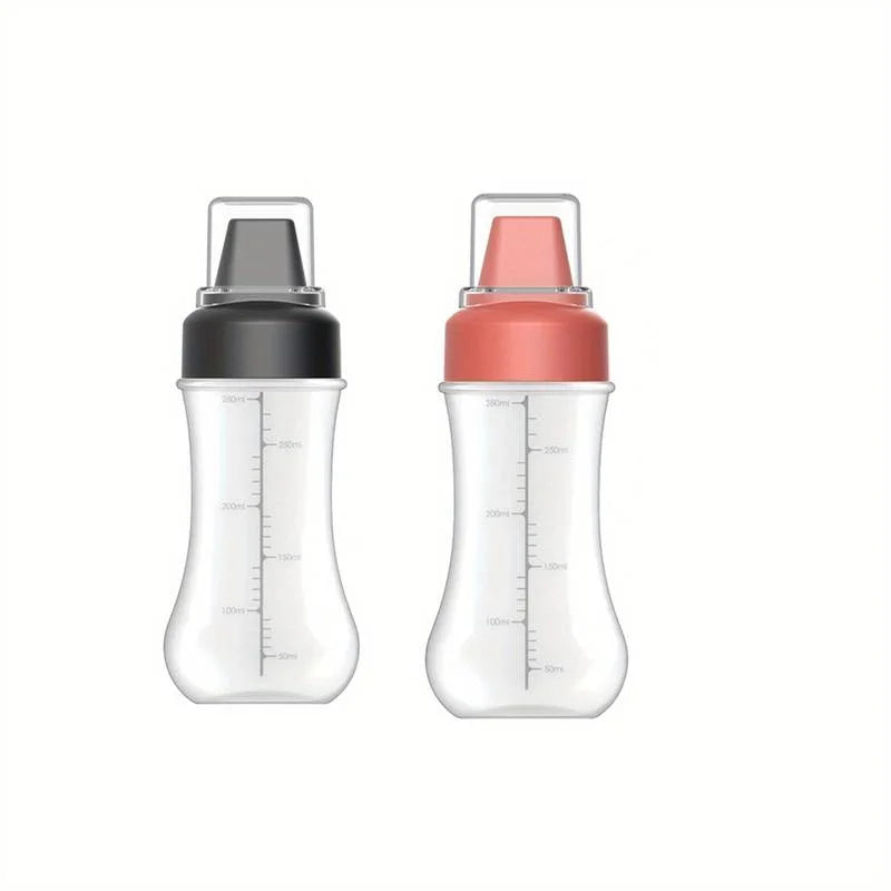 Leak-Proof Squeeze Sauce Bottles — Refillable Condiment Containers