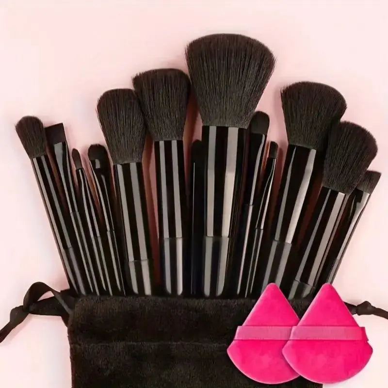 Professional Makeup Brush Set — Soft Fluffy Cosmetic Brushes