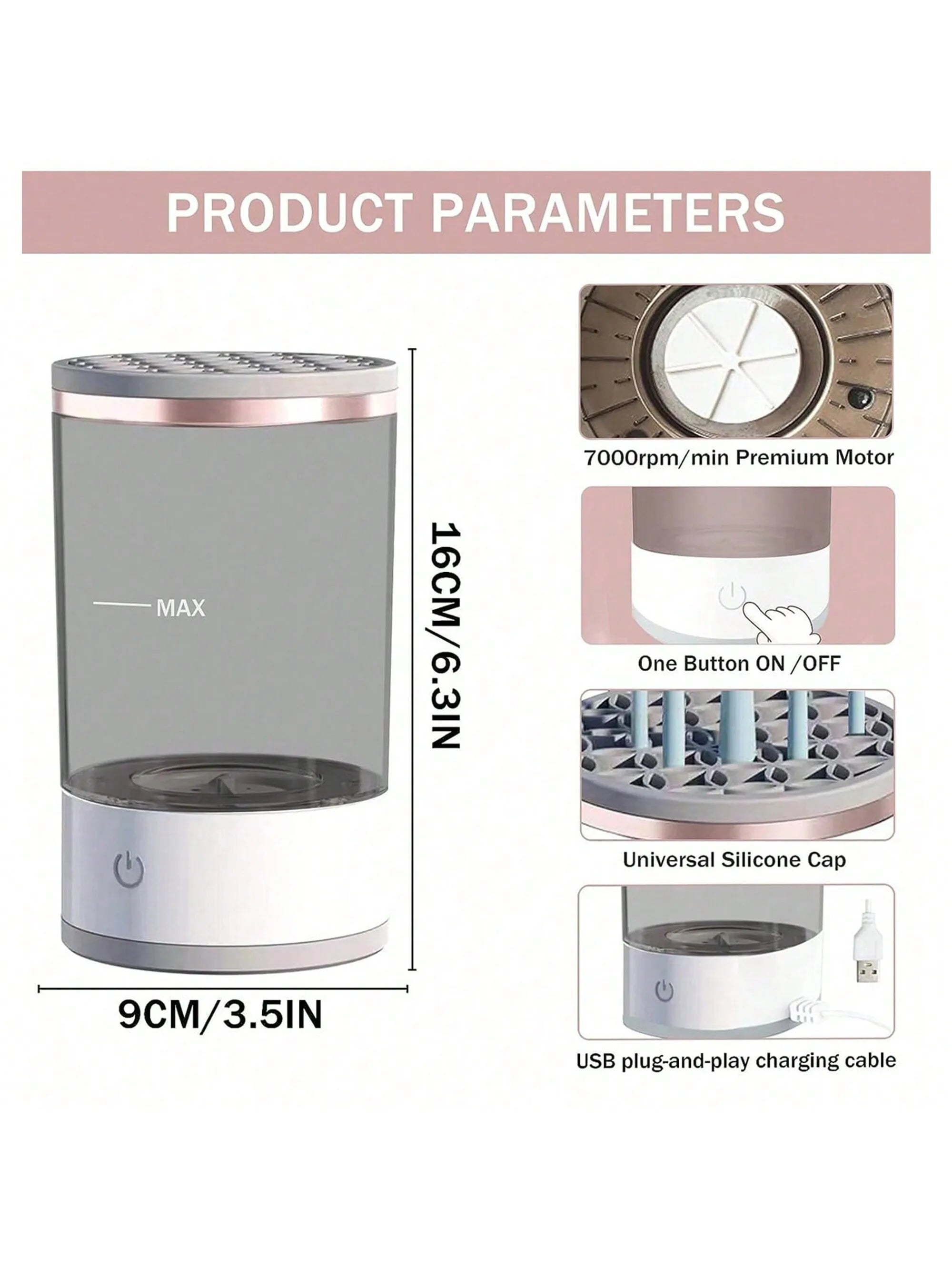 Electric Makeup Brush Cleaner & Dryer