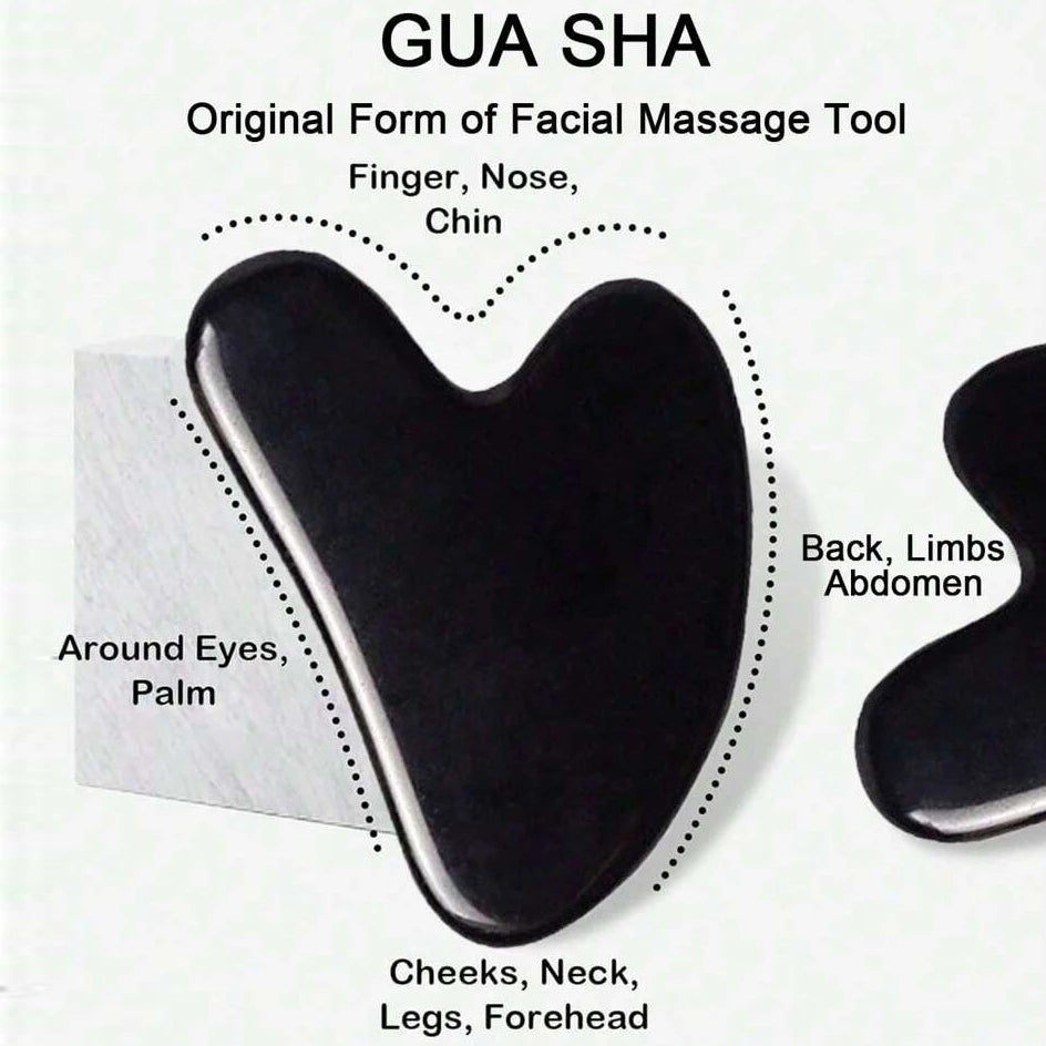 Ice Face Roller & Gua Sha Set — Facial Massage for Lifting & Contouring