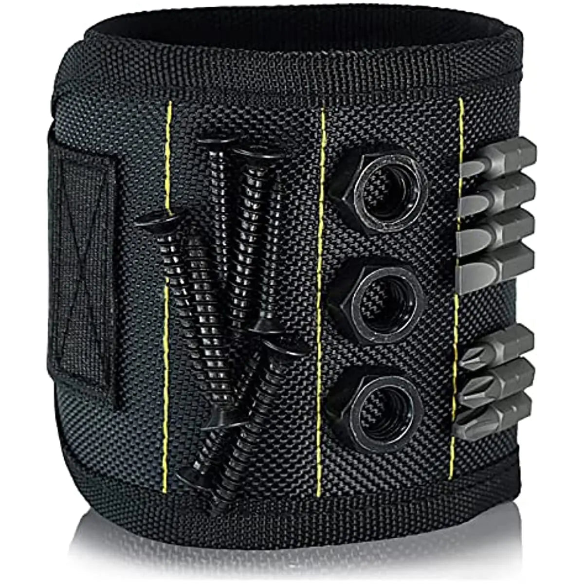 Magnetic Wristband Tool Holder — Holds Screws, Nails & Drill Bits