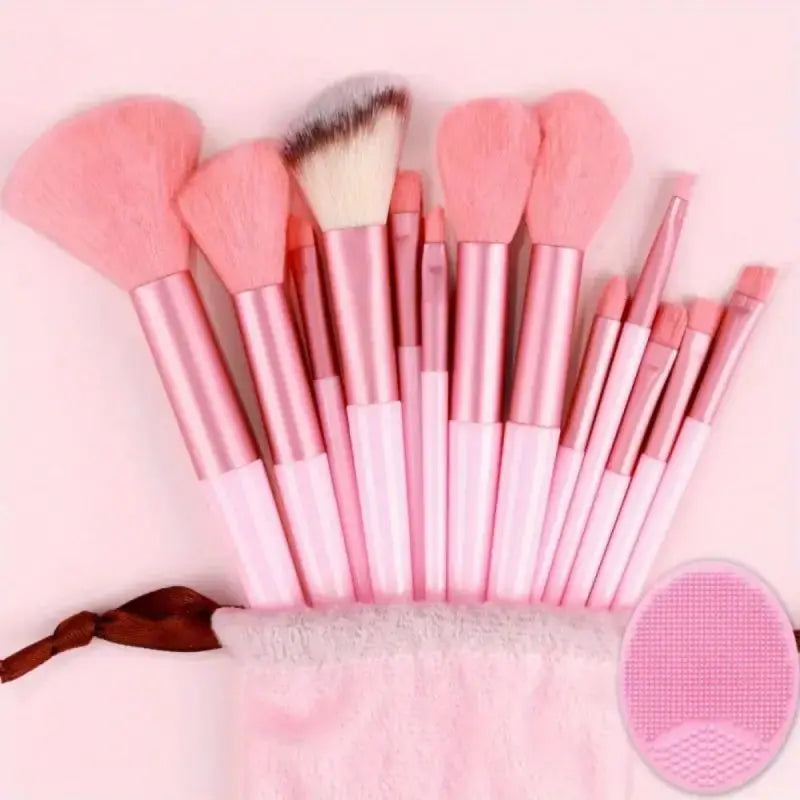 Professional Makeup Brush Set — Soft Fluffy Cosmetic Brushes