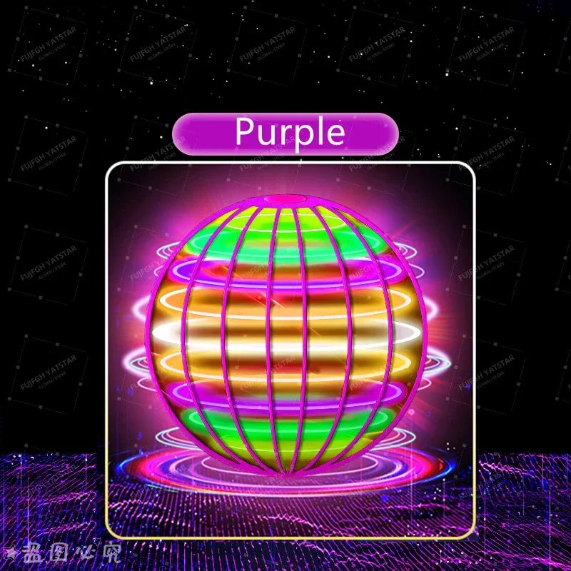 LED Flying Ball Toy — Gyroscopic Anti-Gravity Boomerang for Kids