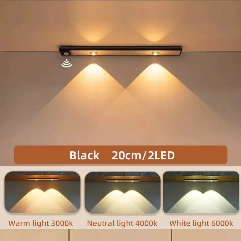Ultra-Thin LED Under Cabinet Light with Motion Sensor — 3 Color Modes