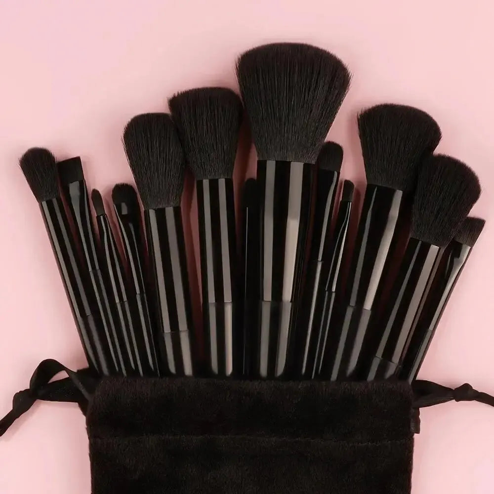 Professional Makeup Brush Set — Soft Fluffy Cosmetic Brushes