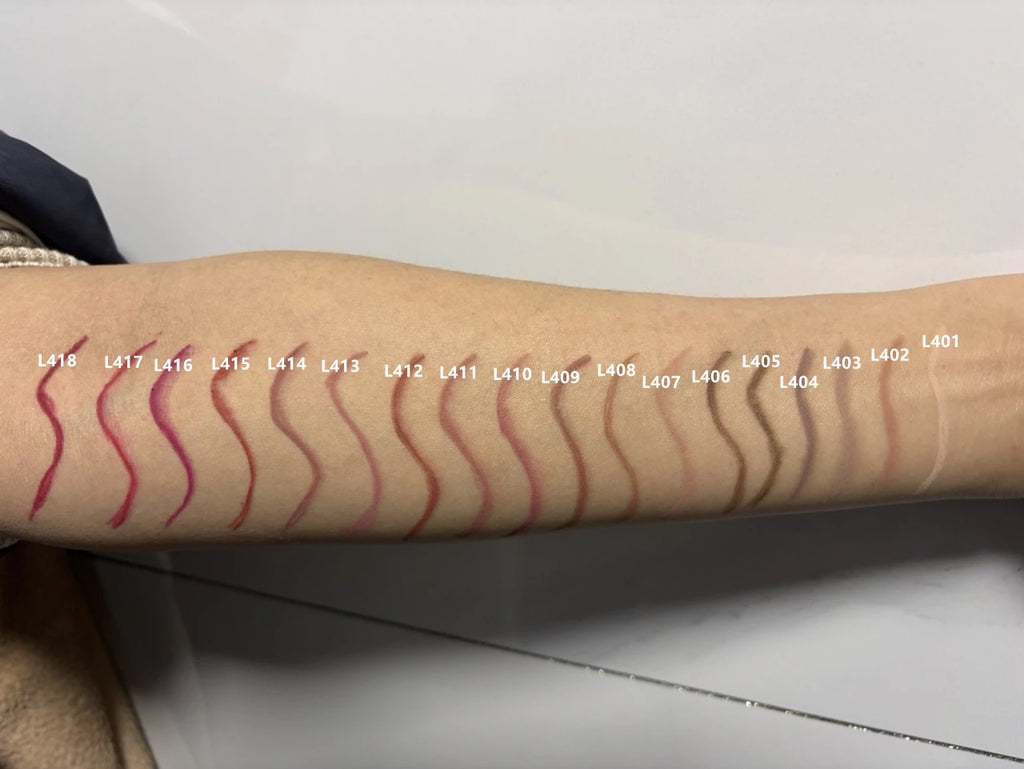 Velvet Matte Lip Liner Set — 6 Long-Lasting Pencils for All Skin Tones