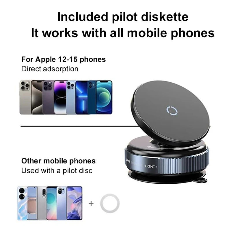 Magnetic Car Phone Holder — Multi-Angle Foldable Dashboard Mount