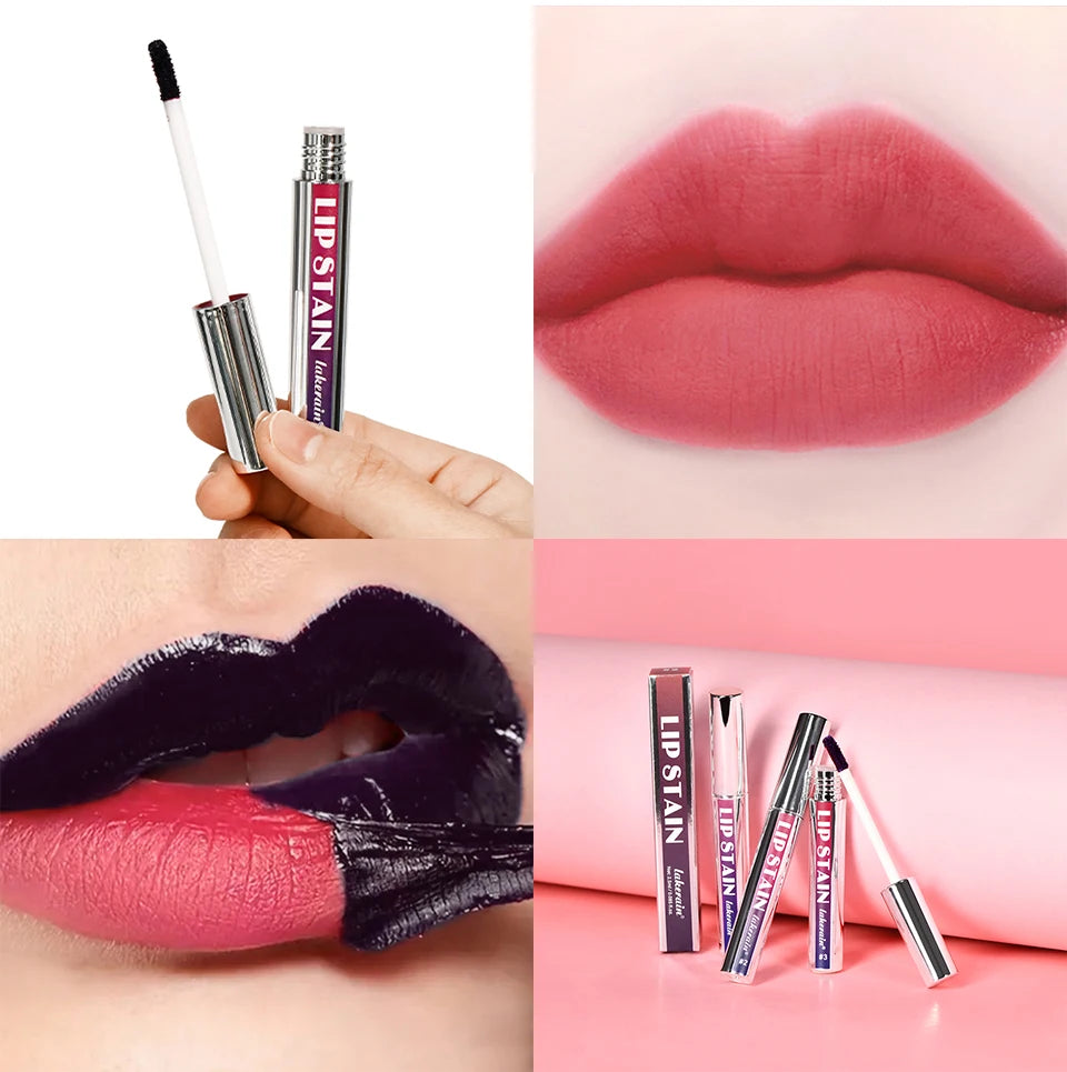 Long-Lasting Matte Lip Tint — Waterproof Peel-Off Formula