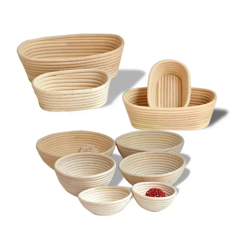 Oval Rattan Sourdough Proofing Basket — Banneton Bread Basket