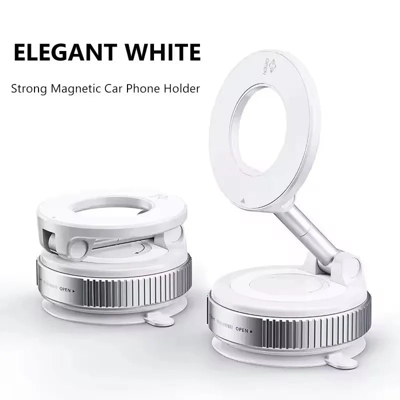 Magnetic Car Phone Holder — Multi-Angle Foldable Dashboard Mount
